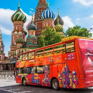Ticket bus turistico en Moscú