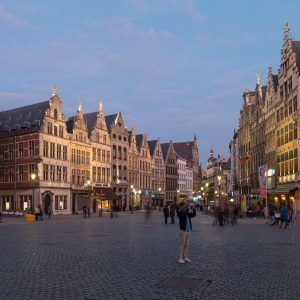 Autobús turistico en Amberes