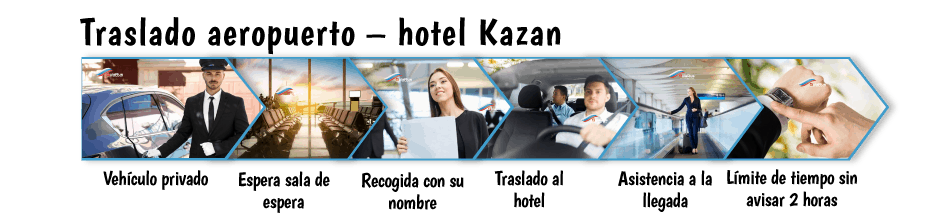 traslado aeropuerto – hotel en Kazán